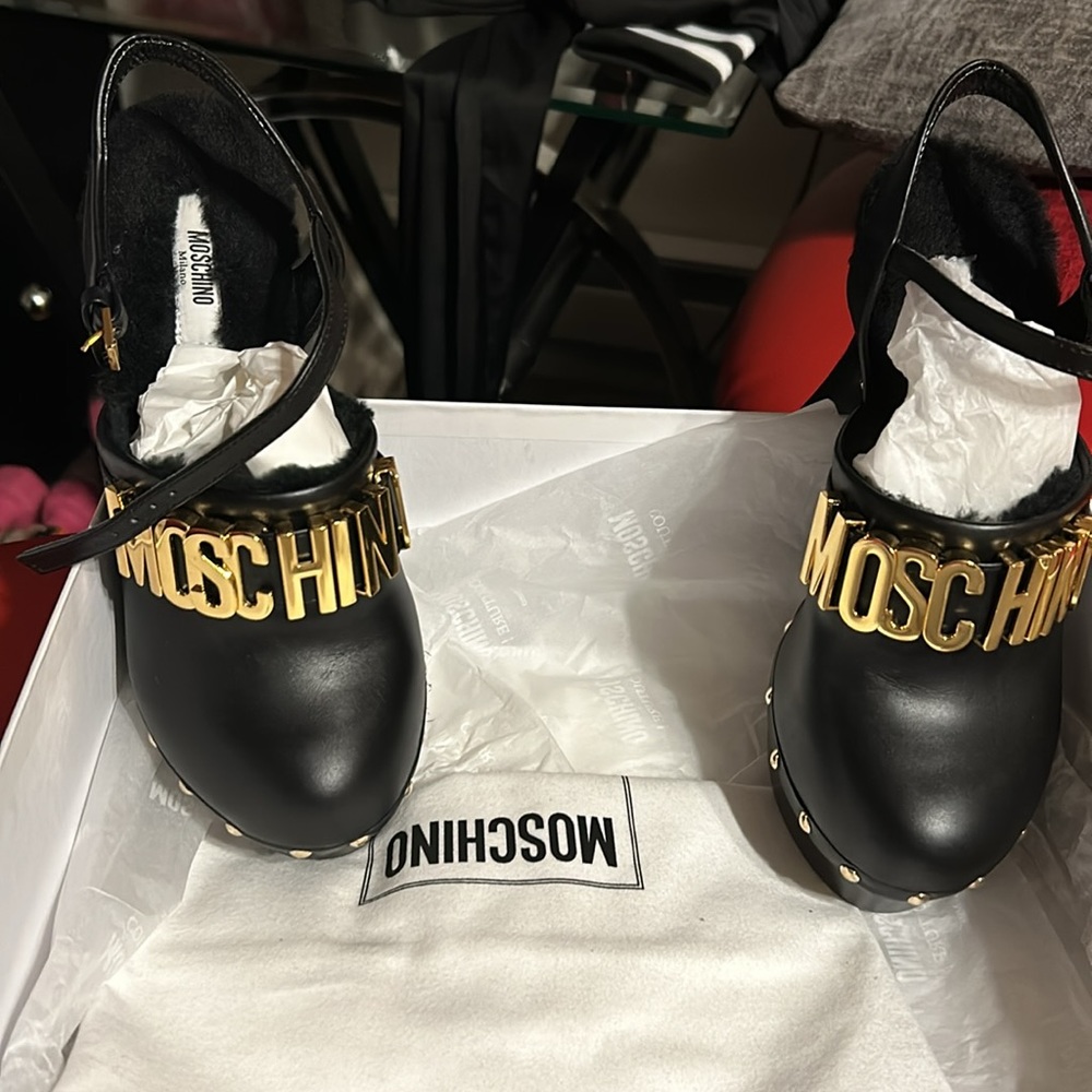 Moschino clogs very beautiful wore once . - Picture 7 of 7